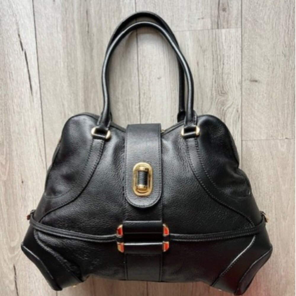 Alexander Mcqueen Large Novak Black Shoulder Bag